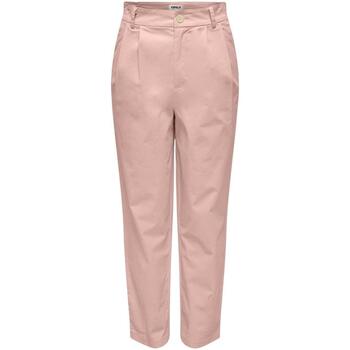 Abbigliamento Donna Pantaloni Only  Rosa