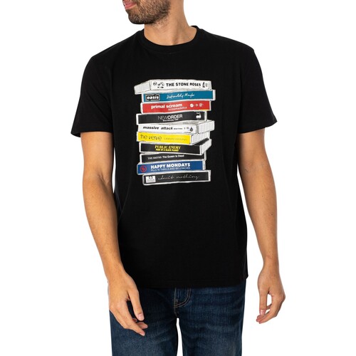 Abbigliamento Uomo T-shirt maniche corte Weekend Offender T-shirt grafica con cassette Nero