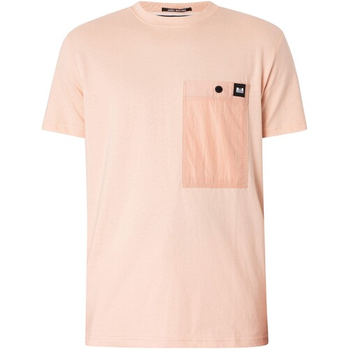 Abbigliamento Uomo T-shirt maniche corte Weekend Offender T-shirt Tabiti Rosa