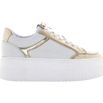 Scarpe Donna Sneakers basse Meline donna sneakers con platform NI 652/STR BIANCO ORO Altri