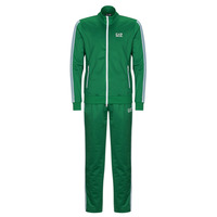 Abbigliamento Uomo Tuta Emporio Armani EA7 7 LINES TRACKSUIT Verde / Bianco