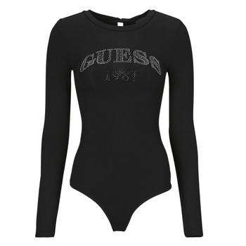 Biancheria Intima Donna Body Guess LS ALEXANDRA LOGO Nero