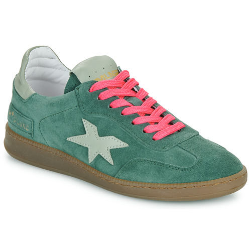 Scarpe Donna Sneakers basse Meline  Verde / Rosa