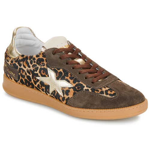 Scarpe Donna Sneakers basse Meline  Leopard / Oro