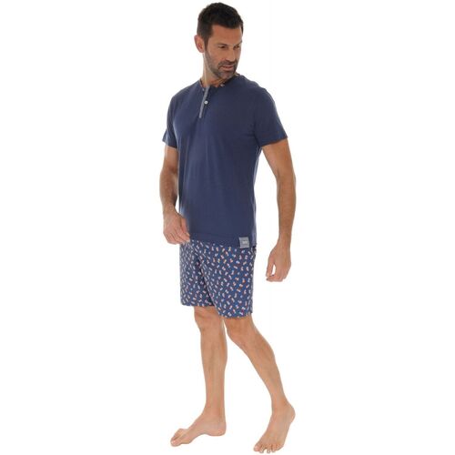 Abbigliamento Uomo Pigiami / camicie da notte Pilus FLORAN Blu