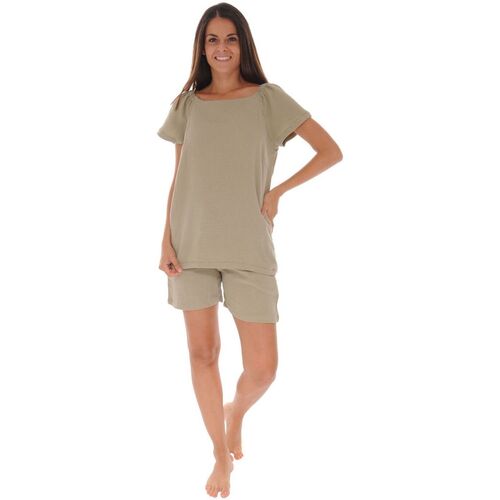 Abbigliamento Donna Pigiami / camicie da notte Pilus DETENTE   EMY Verde