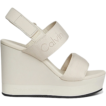 Scarpe Donna Sneakers Calvin Klein Jeans Wedge Beige