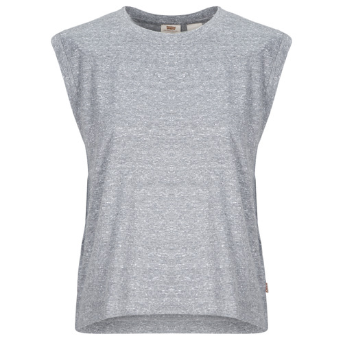 Abbigliamento Donna T-shirt maniche corte Levi's BOXY TANK Grigio