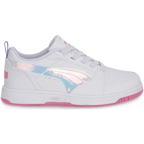 Scarpe Bambino Multisport Puma 01 REBOUND V6 LOW Bianco