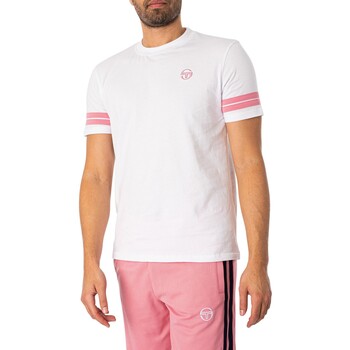 Abbigliamento Uomo T-shirt maniche corte Sergio Tacchini Maglietta Grello Bianco