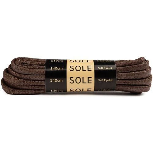 Accessori Lacci Sole 140Cm Chunky Wax Lacci Marrone