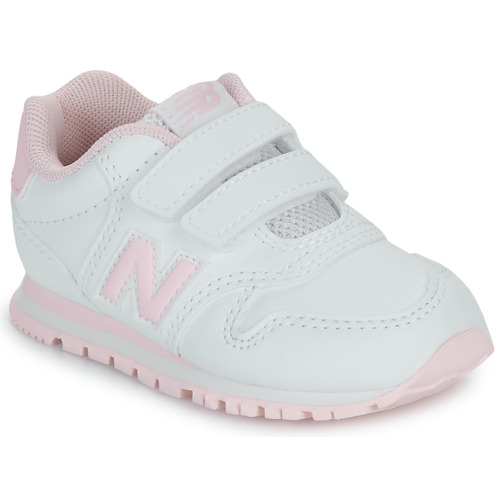 Scarpe Bambina Sneakers basse New Balance 500 Bianco / Rosa