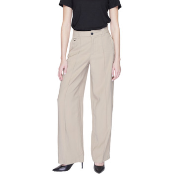 Abbigliamento Donna Pantaloni morbidi / Pantaloni alla zuava Only Onlaris Life Hw Wide Tlr 15314168 Beige