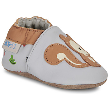 Scarpe Bambino Pantofole Robeez SQUICKY Grigio