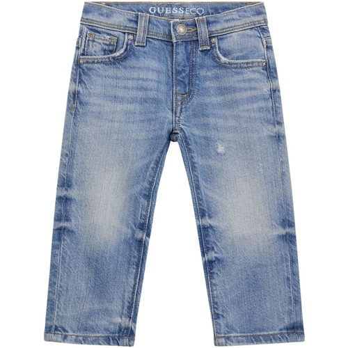 Abbigliamento Unisex bambino Jeans Guess N4GA04D5A24 2000000451909 Blu