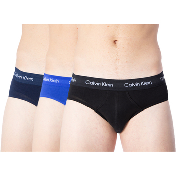 Biancheria Intima Uomo Mutande uomo Calvin Klein Jeans 3 Hip Brief U2661G Blu