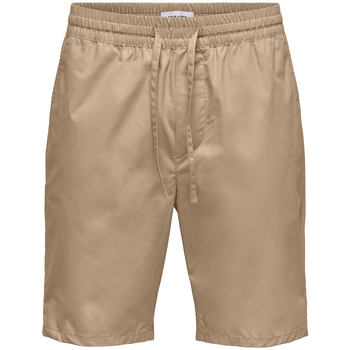 Abbigliamento Uomo Shorts / Bermuda Only & Sons  22028509 Beige