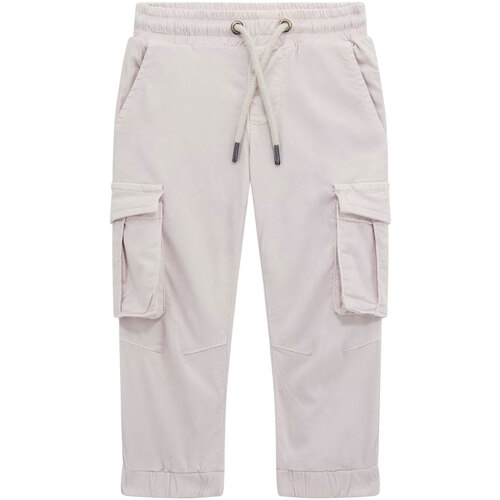 Abbigliamento Bambino Pantaloni Guess GMD GABARDINE CARGO PANTS Bianco