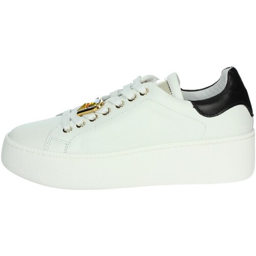 Scarpe Donna Sneakers alte Meline PF247-ACC Bianco