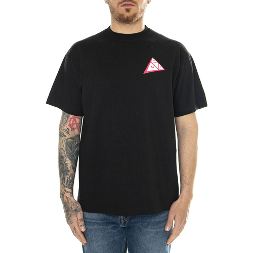 Abbigliamento Uomo T-shirt & Polo Huf kewed TT / Tee Black Nero