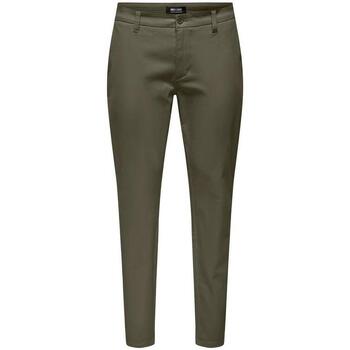 Abbigliamento Uomo Pantaloni Only & Sons  22026606 Verde