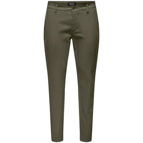 Abbigliamento Uomo Pantaloni Only & Sons  22026606 Verde