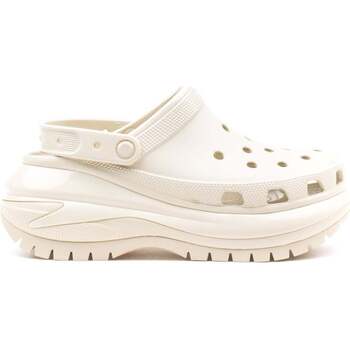 Scarpe Donna Sandali Crocs Mega Crush Clog Latte Bianco