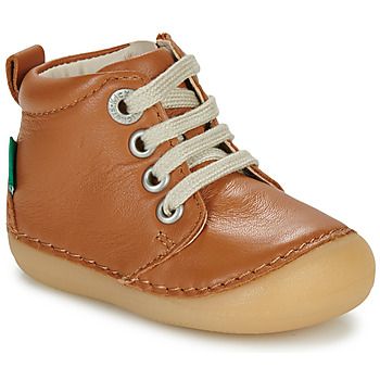 Scarpe Unisex bambino Stivaletti Kickers SONIZIP Camel