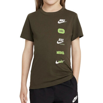 Abbigliamento Bambino T-shirt maniche corte Nike 86L881 Verde