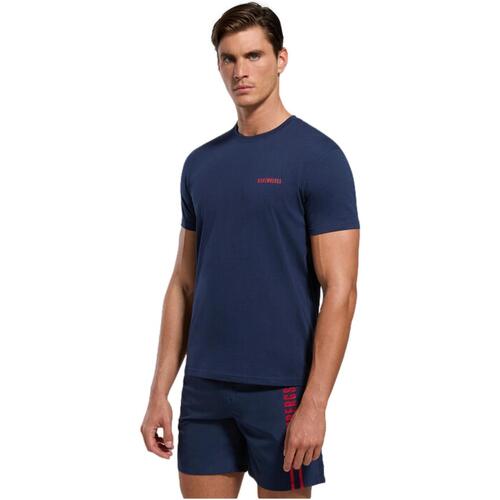 Abbigliamento Uomo T-shirt & Polo Bikkembergs BKK3MTS04BL Blu