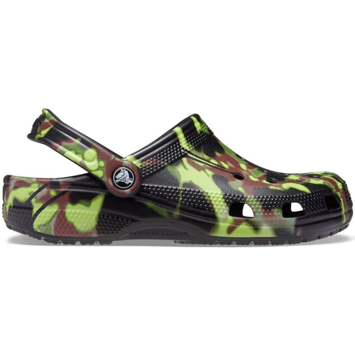 Scarpe Uomo Sandali Crocs - Spray camo verde 208261-O01 Multicolore