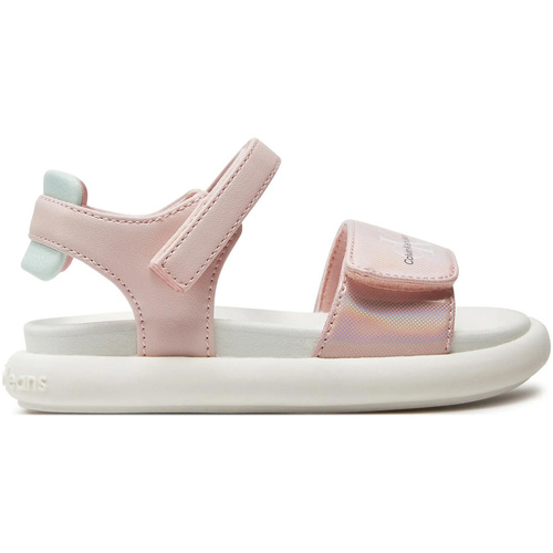 Scarpe Unisex bambino Sandali Calvin Klein Jeans - Sandalo rosa V1A2-80818-302 Rosa