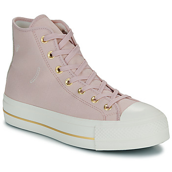 Scarpe Donna Sneakers alte Converse CHUCK TAYLOR ALL STAR LIFT PLATFORM TAILORED LINES Rosa