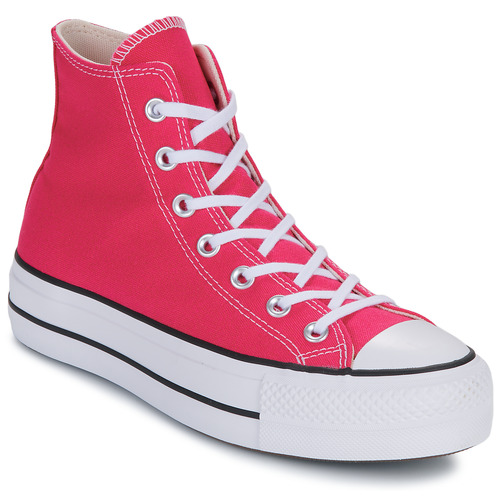 Scarpe Donna Sneakers alte Converse CHUCK TAYLOR ALL STAR LIFT PLATFORM Rosa