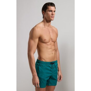 Abbigliamento Uomo Costume / Bermuda da spiaggia Bikkembergs Costumi da bagno / Asciugamani BKK3MBM03 - Uomo Verde