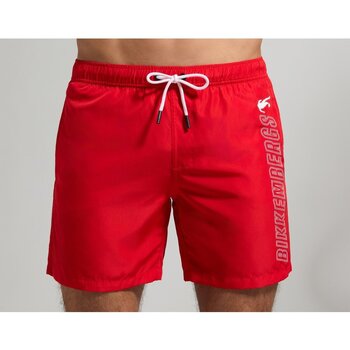 Abbigliamento Uomo Costume / Bermuda da spiaggia Bikkembergs Costumi da bagno / Asciugamani BKK3MBM07 - Uomo Rosso