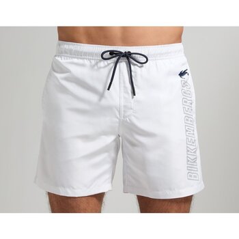 Abbigliamento Uomo Costume / Bermuda da spiaggia Bikkembergs Costumi da bagno / Asciugamani BKK3MBM07 - Uomo Bianco