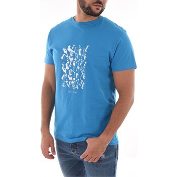 Abbigliamento Uomo T-shirt maniche corte Bikkembergs maniche corte BKK3MTS06 - Uomo Blu