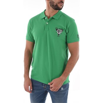 Abbigliamento Uomo Polo maniche corte Roberto Cavalli Polo a maniche corte SXT64A KB002 - Uomo Verde