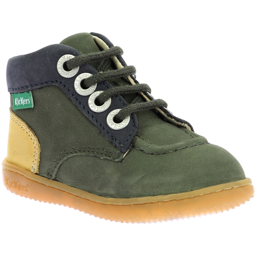 Scarpe Unisex bambino Stivaletti Kickers Kickiconic Verde