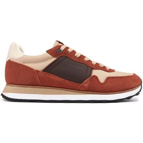 Scarpe Uomo Sneakers Hackett Telfor Colors Formatori Marrone