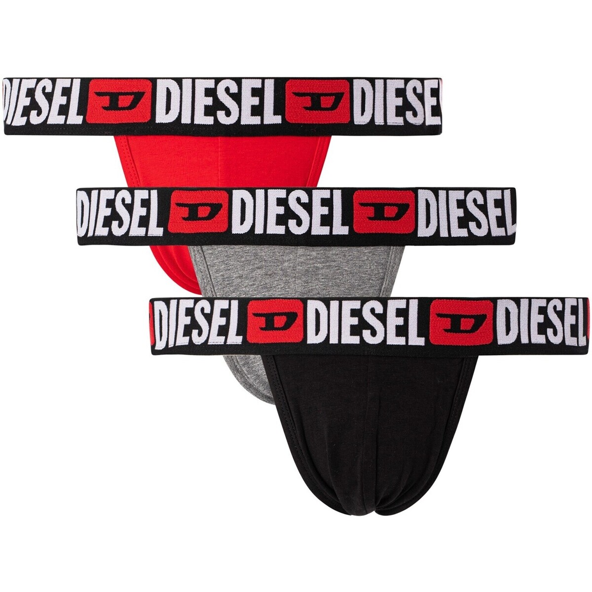 Biancheria Intima Uomo Slip Diesel Confezione da 3 sospensori Multicolore