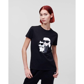 Abbigliamento Donna T-shirt & Polo Karl Lagerfeld 230W1704 Nero