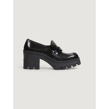 Scarpe Donna Décolleté Calvin Klein Jeans CHUNKY HEELED LOAFER YW0YW01494 Nero