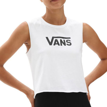 Abbigliamento Donna Top / T-shirt senza maniche Vans VN0A49ZKWHT Bianco