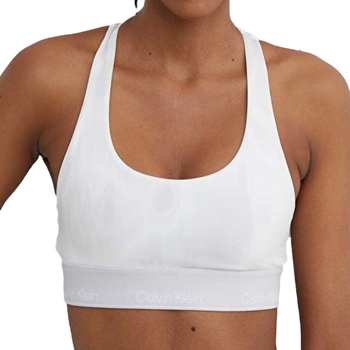 Abbigliamento Donna Reggiseno sportivo Calvin Klein Jeans 00GWS4K165 Bianco