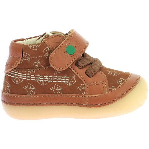 Scarpe Bambino Stivaletti Kickers Sokistic Marrone