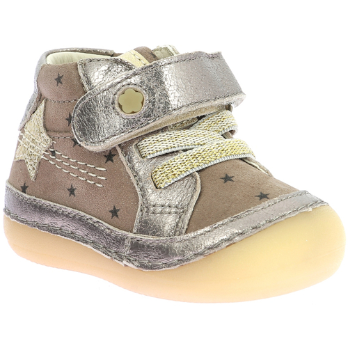 Scarpe Bambino Stivaletti Kickers Sokistic Marrone