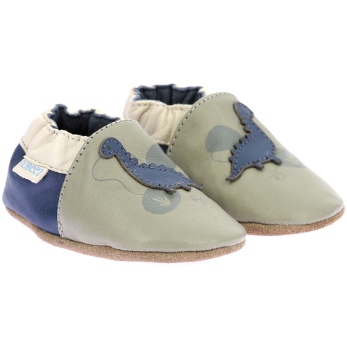 Scarpe Bambino Scarpette neonato Robeez Odinosaurus Verde