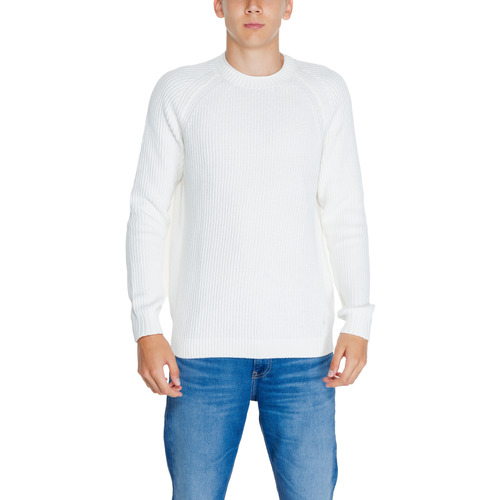 Abbigliamento Uomo Maglioni Calvin Klein Jeans SOFT UTILITY RAGLAN J30J325672 Bianco